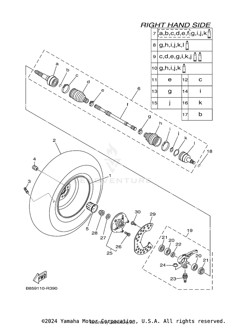 Front Wheel 2 Schematic