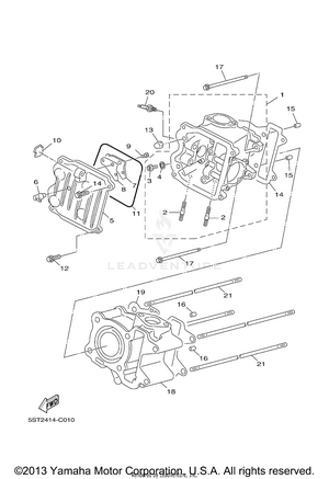 Cylinder Head Schematic
