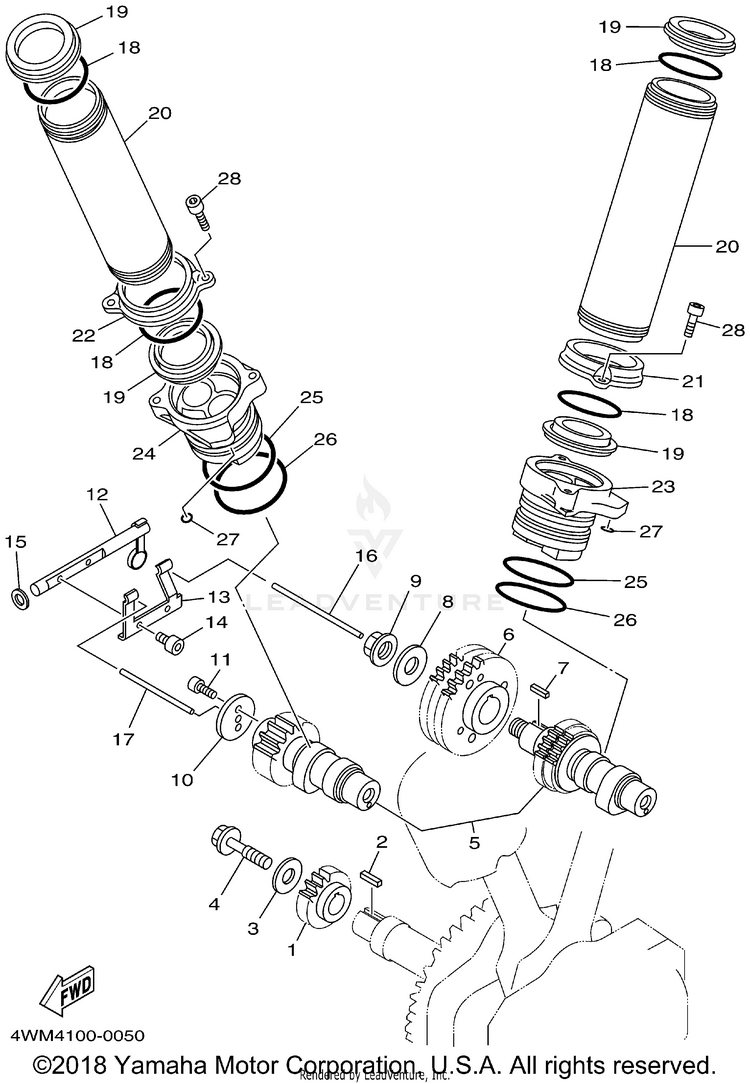 Camshaft Chain Schematic
