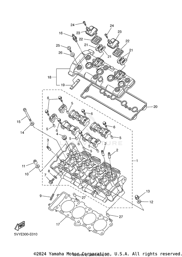 Cylinder Head Schematic