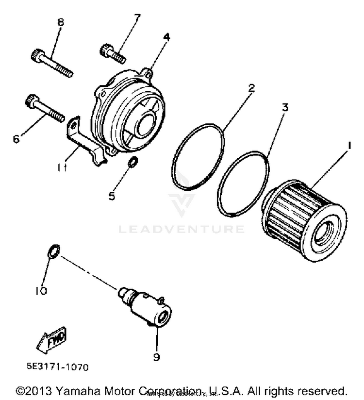 Oil Filter Schematic