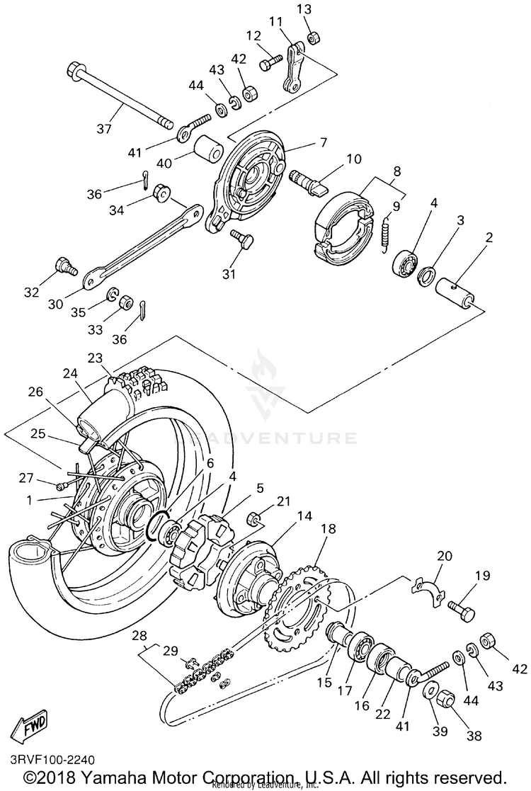 Rear Wheel Schematic