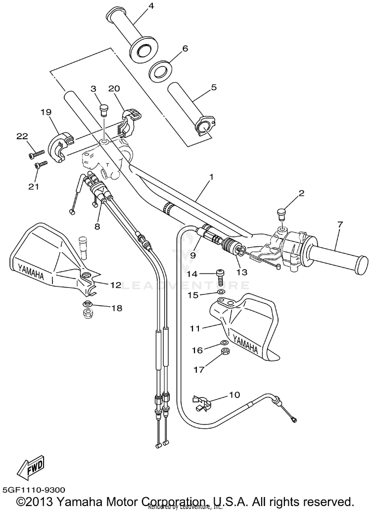 Steering Handle Cable Schematic
