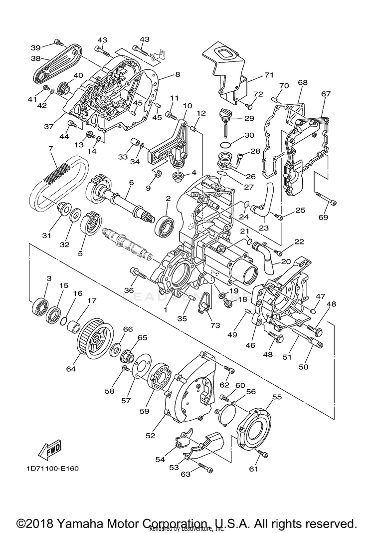 Middle Drive Gear Schematic
