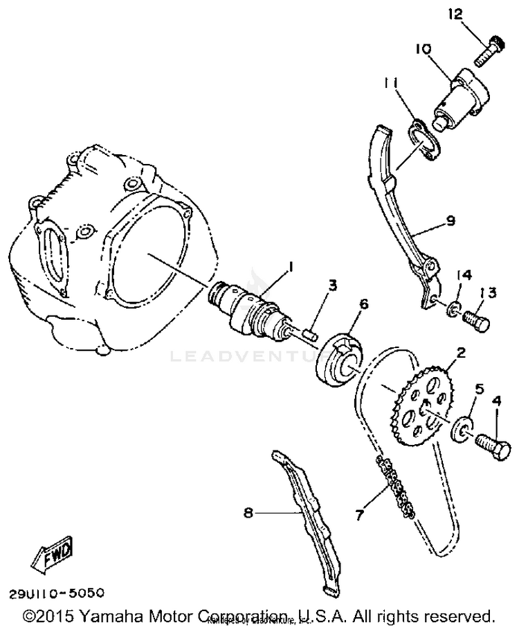 Camshaft Chain Schematic