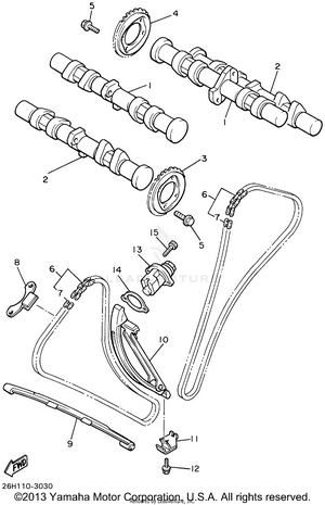 Camshaft Chain Schematic