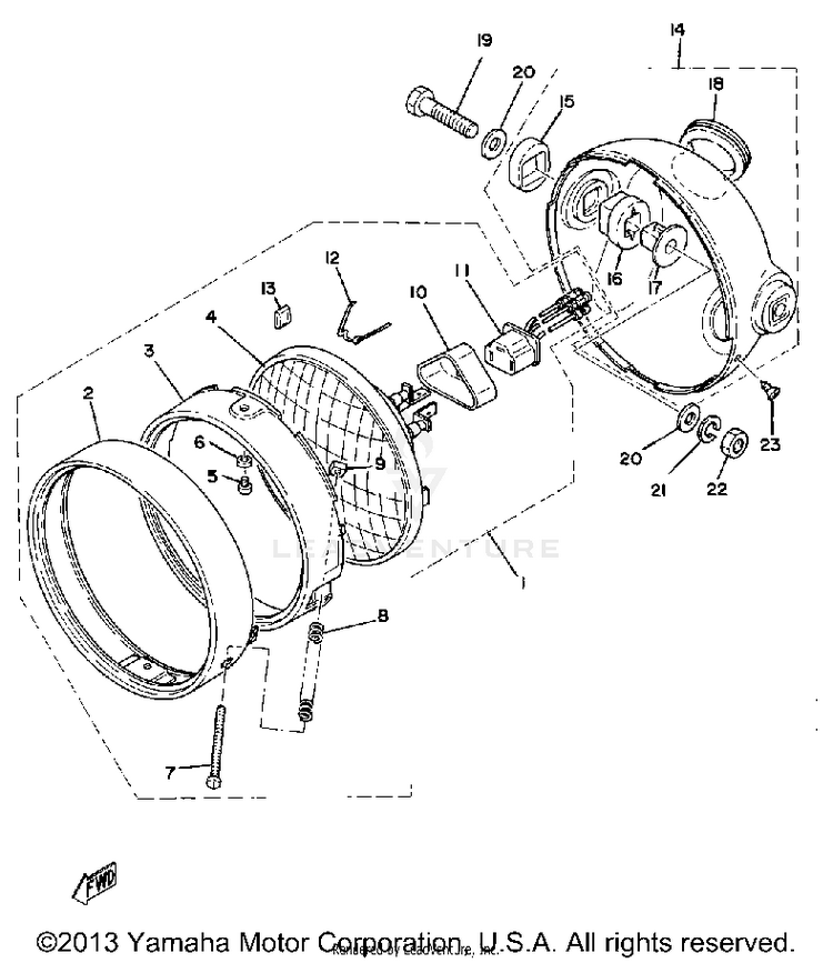 Headlight Schematic