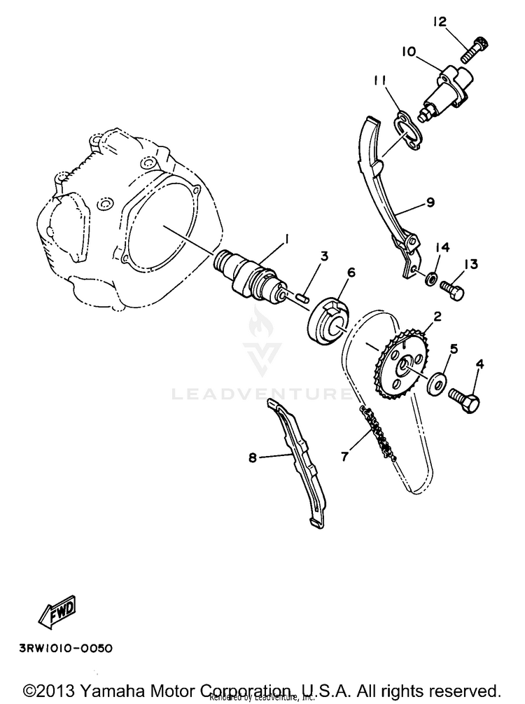 Camshaft Chain Schematic