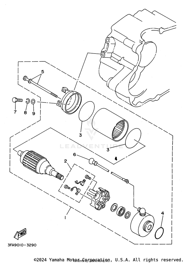 Starting Motor Schematic