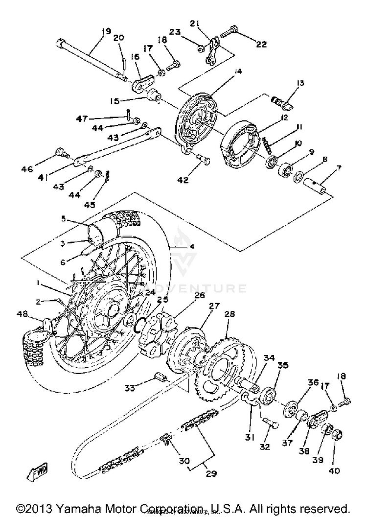 Rear Wheel Schematic