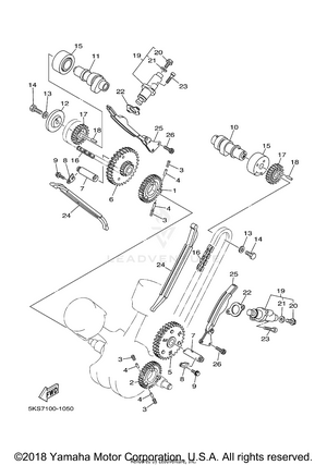 Camshaft Chain Schematic