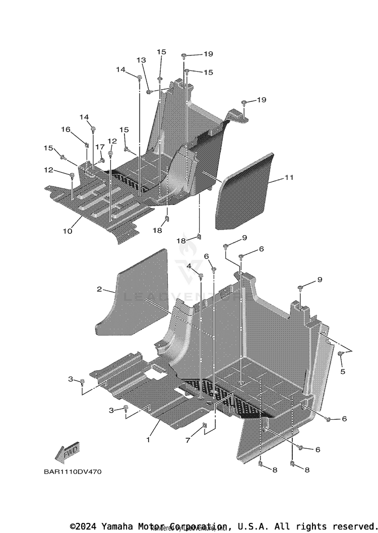 Stand & Footrest 2 Schematic