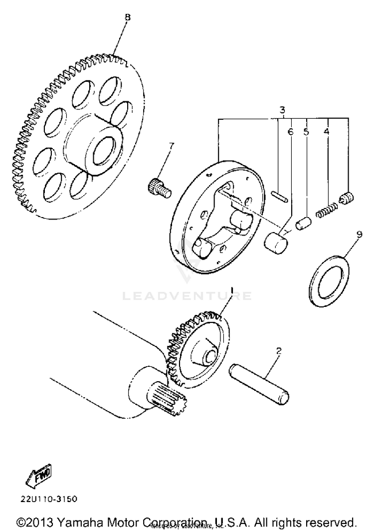 Starter Clutch Schematic