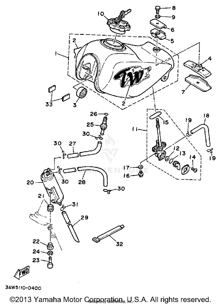 Fuel Tank California Schematic