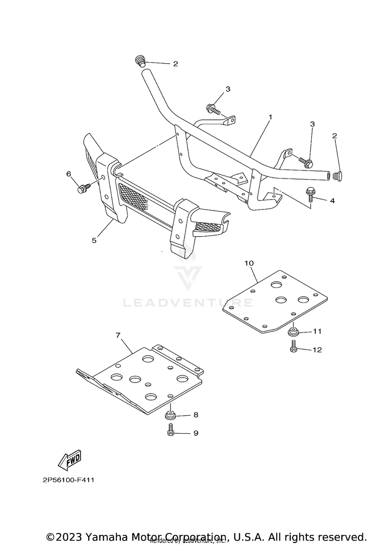 Guard RHINO 700 FI  SPECIA - YXR7FSEYB - 2009 Schematic