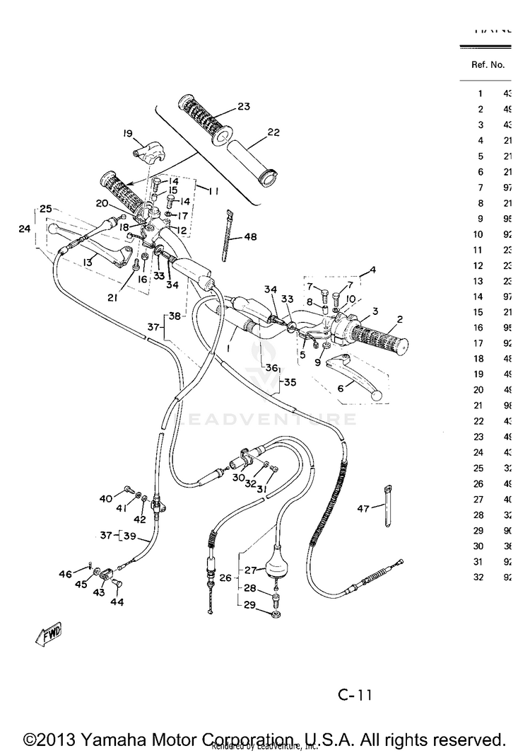 Handle - Wire Schematic