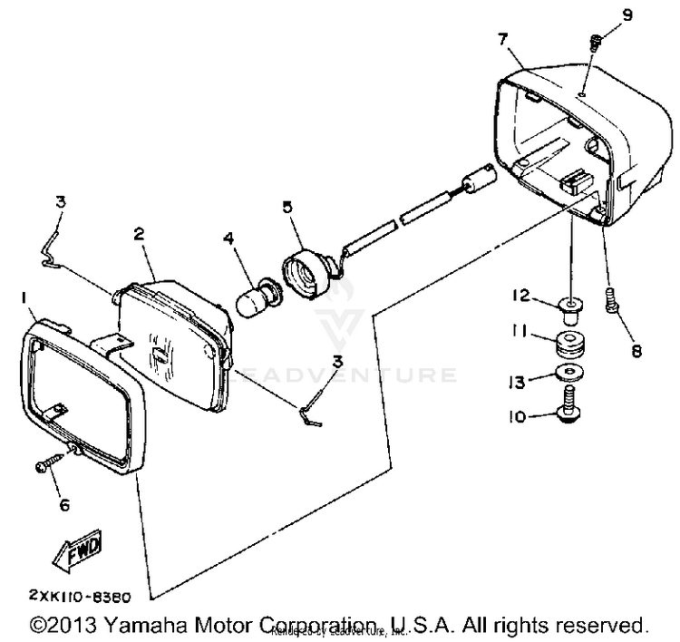 Headlight Schematic