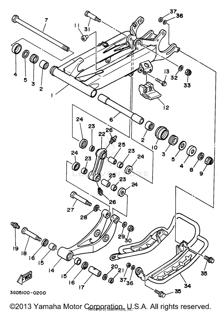 Rear Arm Schematic