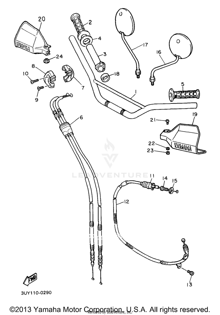 Steering Handle Cable Schematic