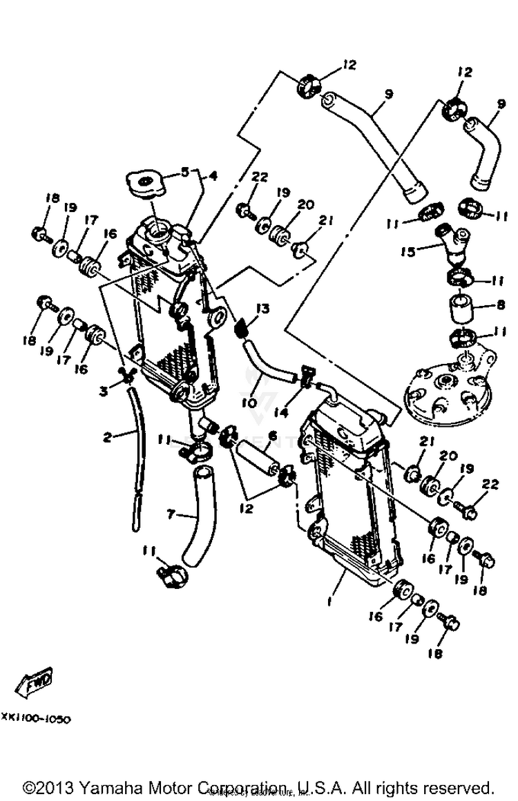 Radiator Hose Schematic