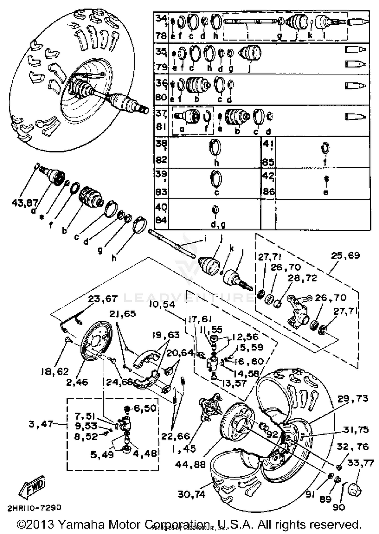 Front Wheel Schematic