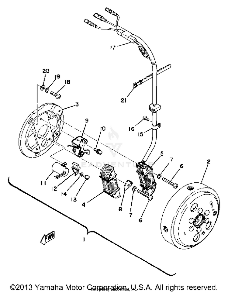 Flywheel Magneto Schematic