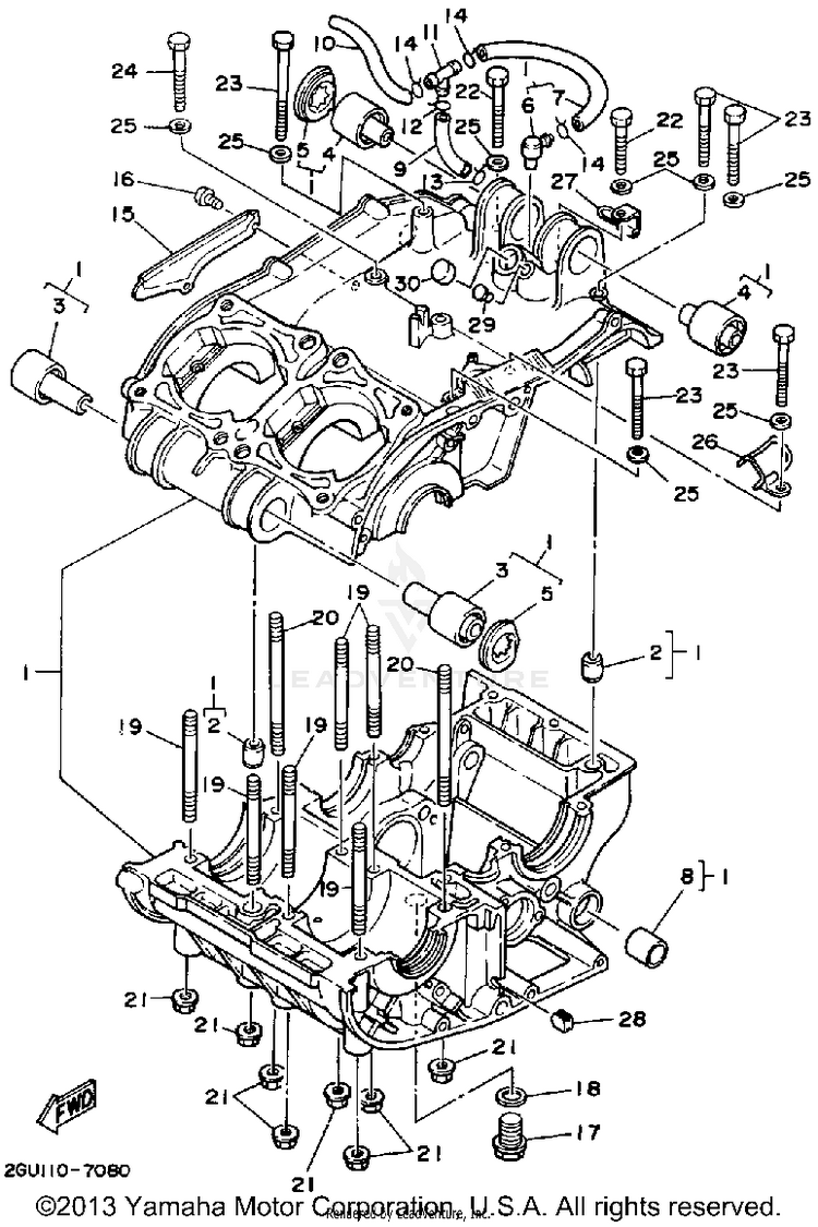 Crankcase Schematic