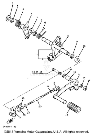 Shift Shaft Schematic