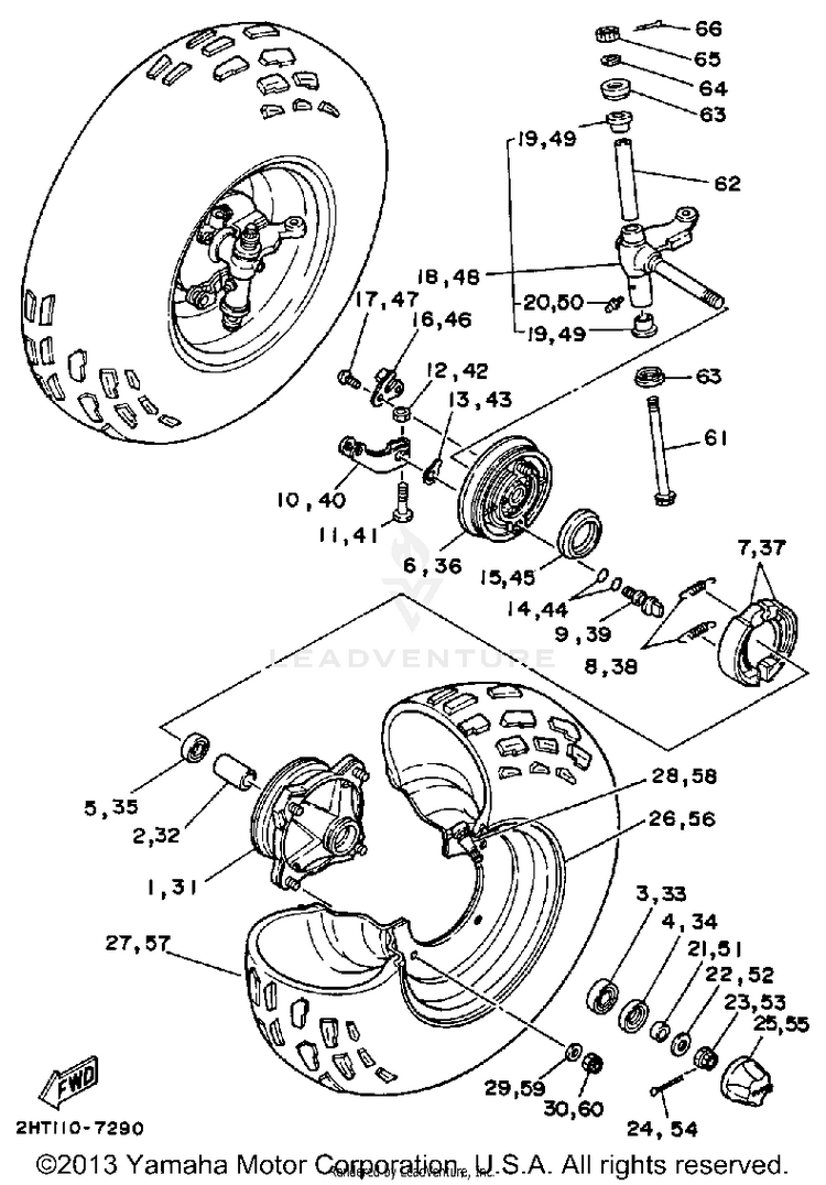 Front Wheel Schematic