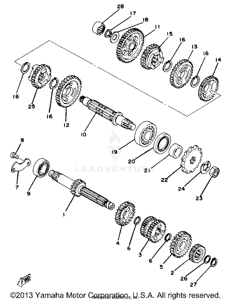 Transmission Yz80g Schematic