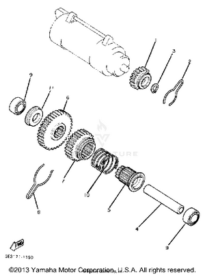 Starter Clutch Schematic