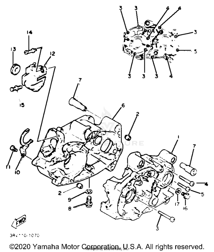 Crankcase Schematic