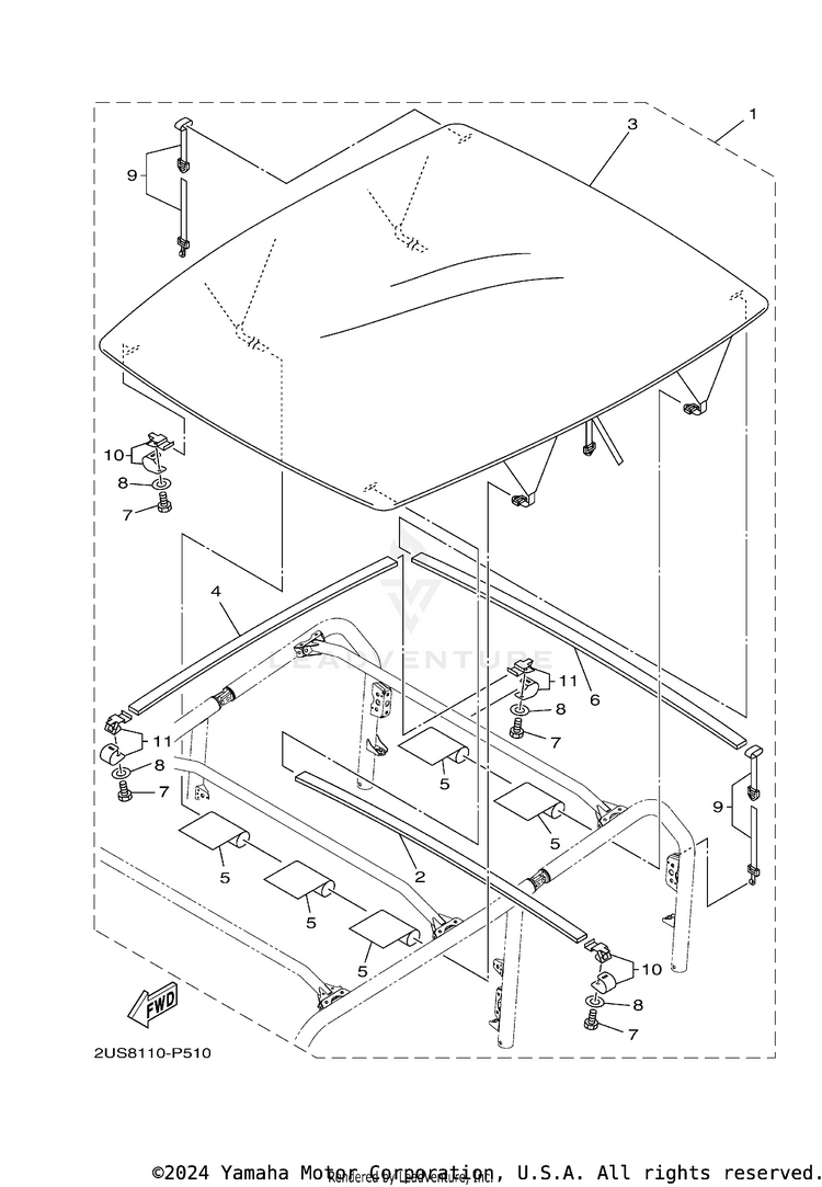 Sun Roof Schematic