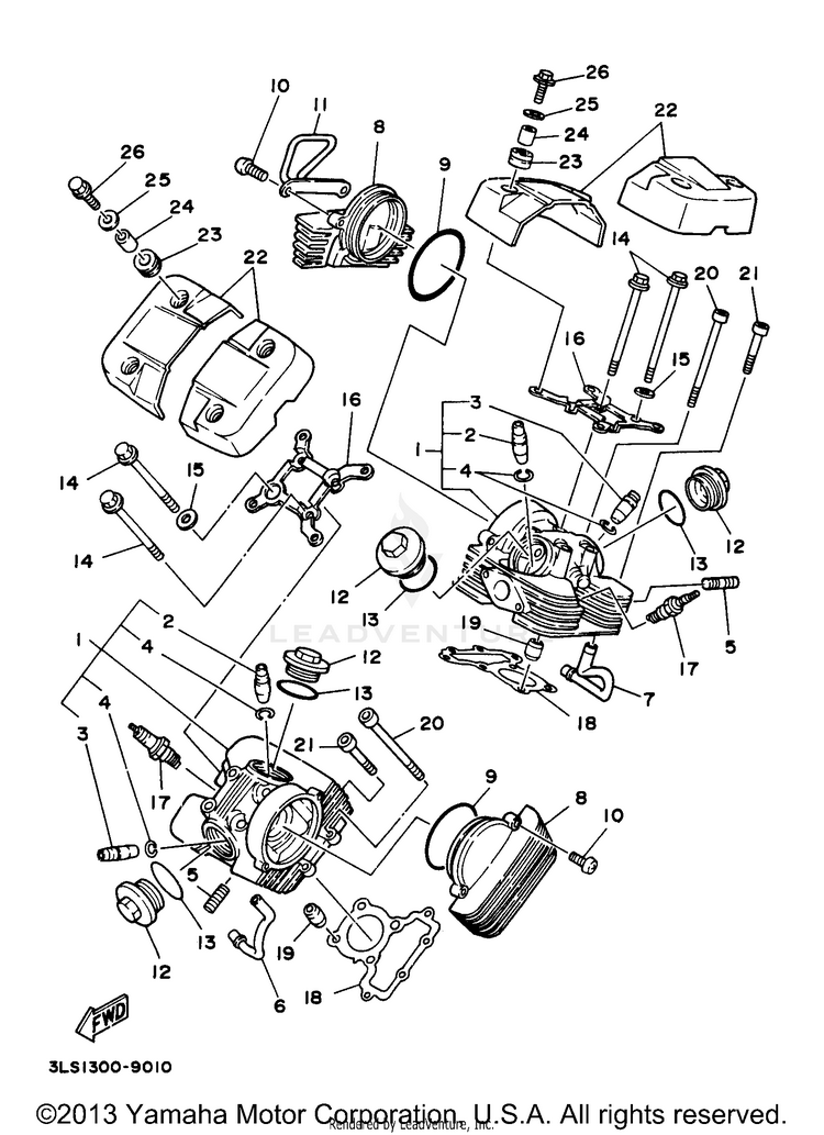 Cylinder Head Schematic