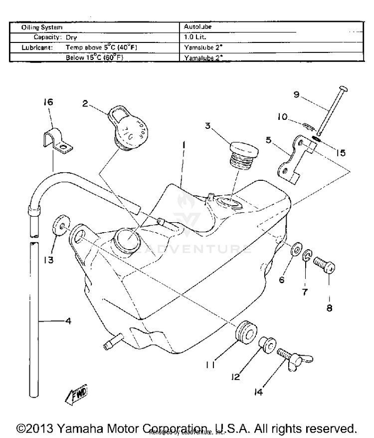 Oil Tank Schematic