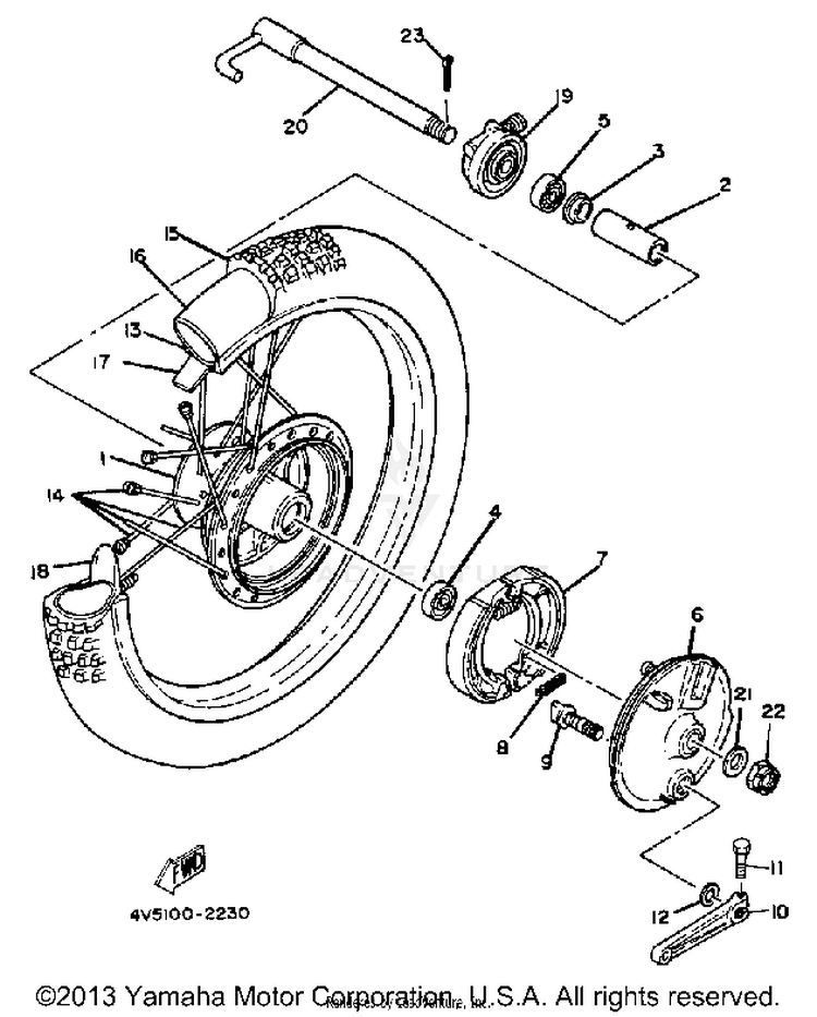 Front Wheel Schematic