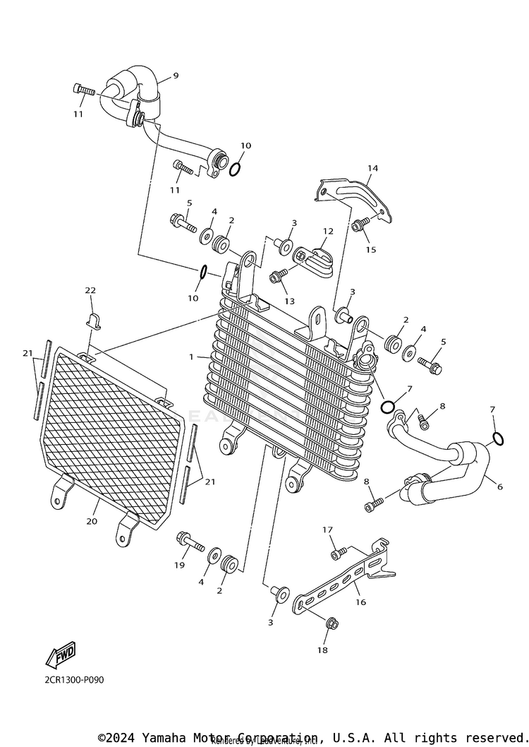 Oil Cooler Schematic