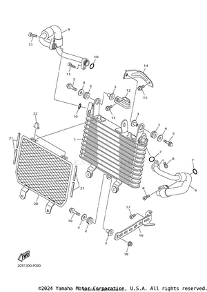 Oil Cooler Schematic