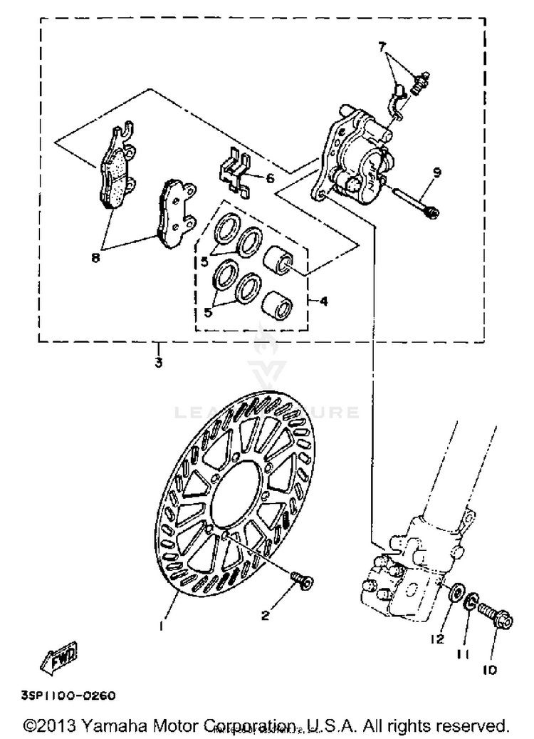 Front Brake Clipper Schematic