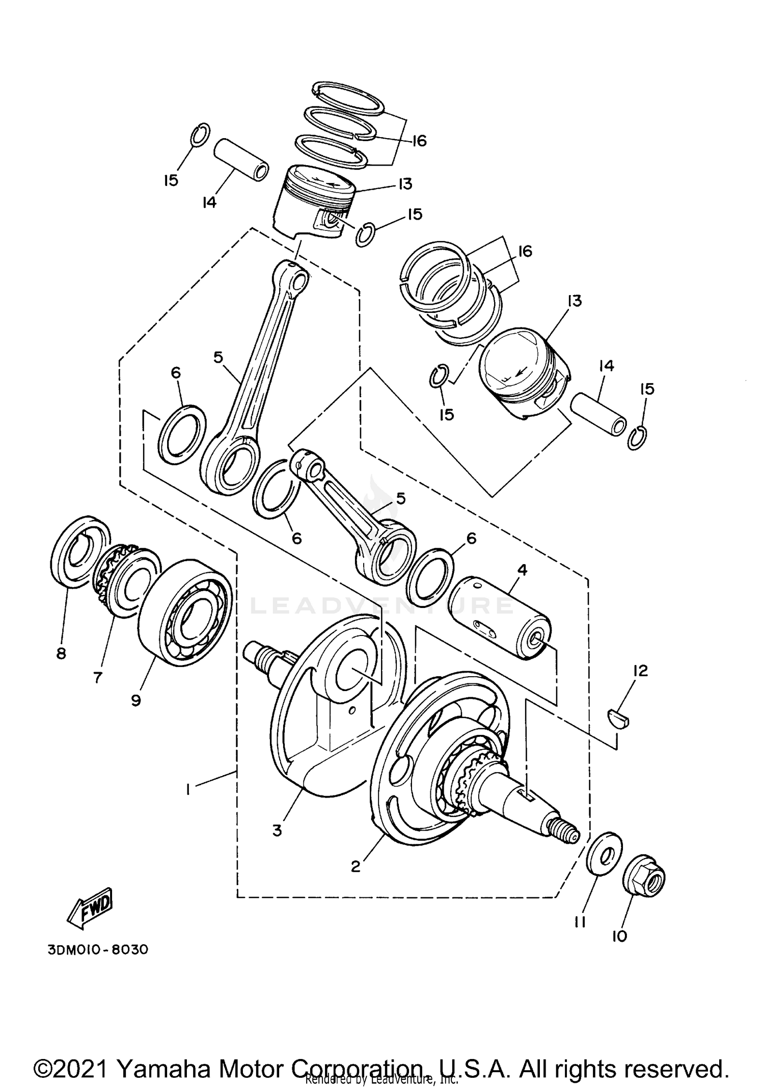 CRANKSHAFT & PISTON