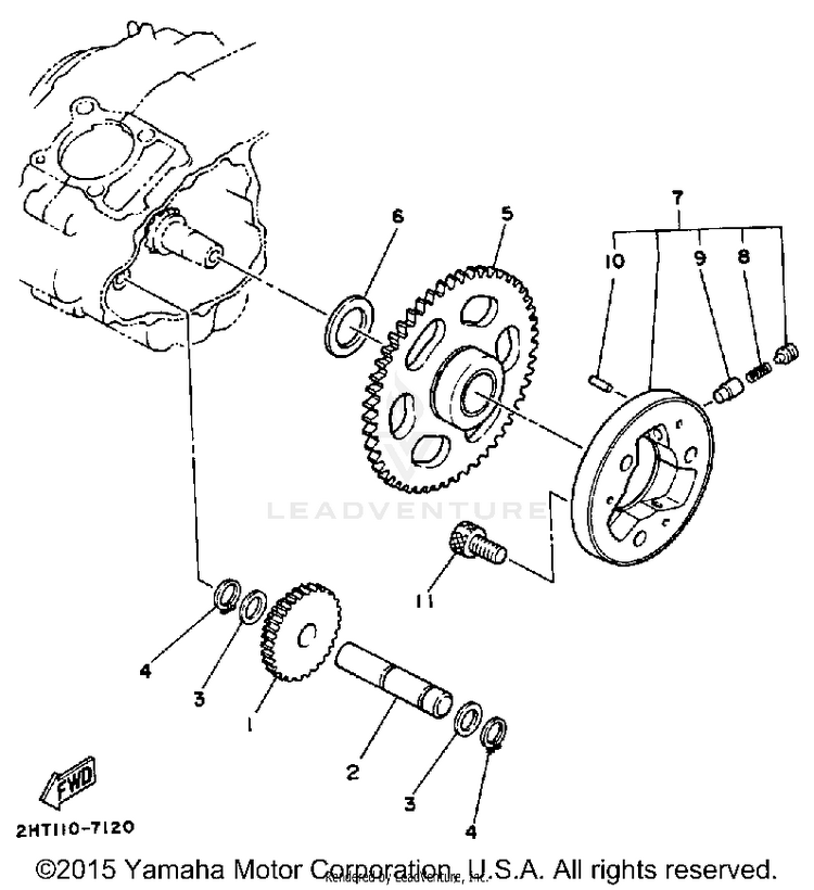 Starter Clutch Schematic