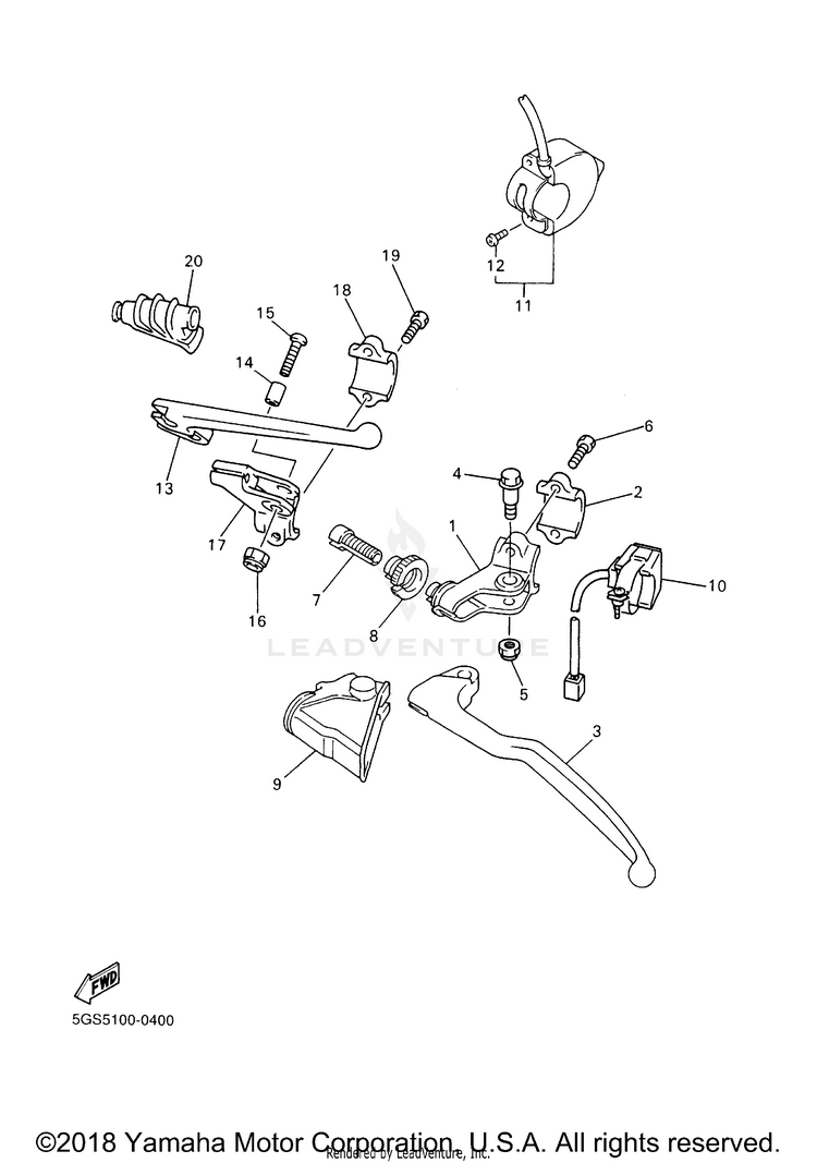 Handle Switch Lever Schematic