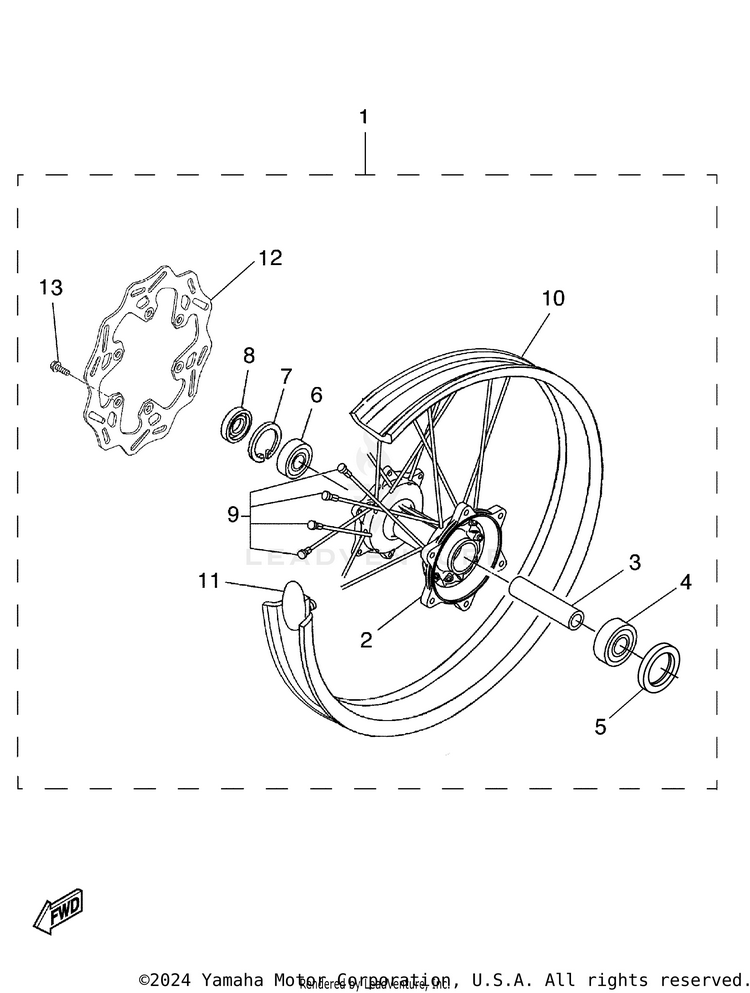 Rear Wheel Kit Schematic