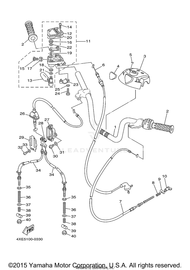 Steering Handle Cable Schematic