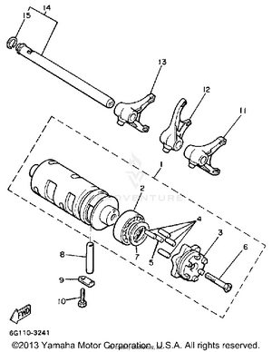 Shift Cam-fork Schematic