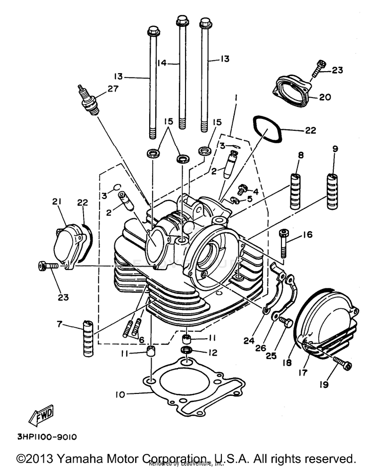 Cylinder Head Schematic
