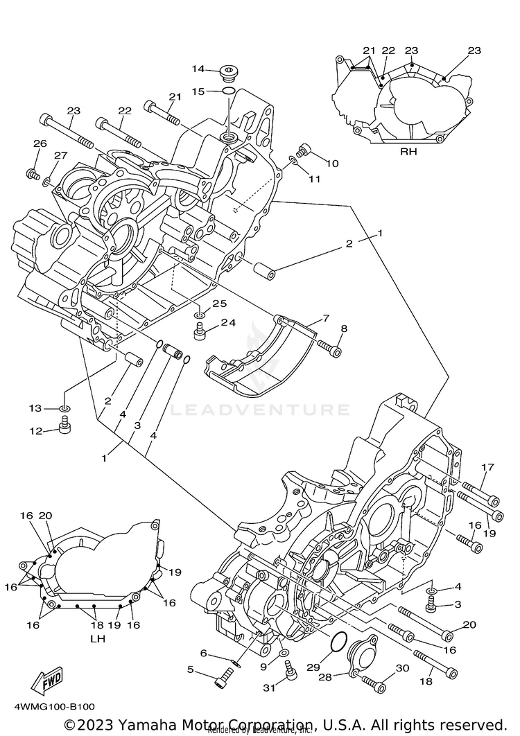 Crankcase Schematic