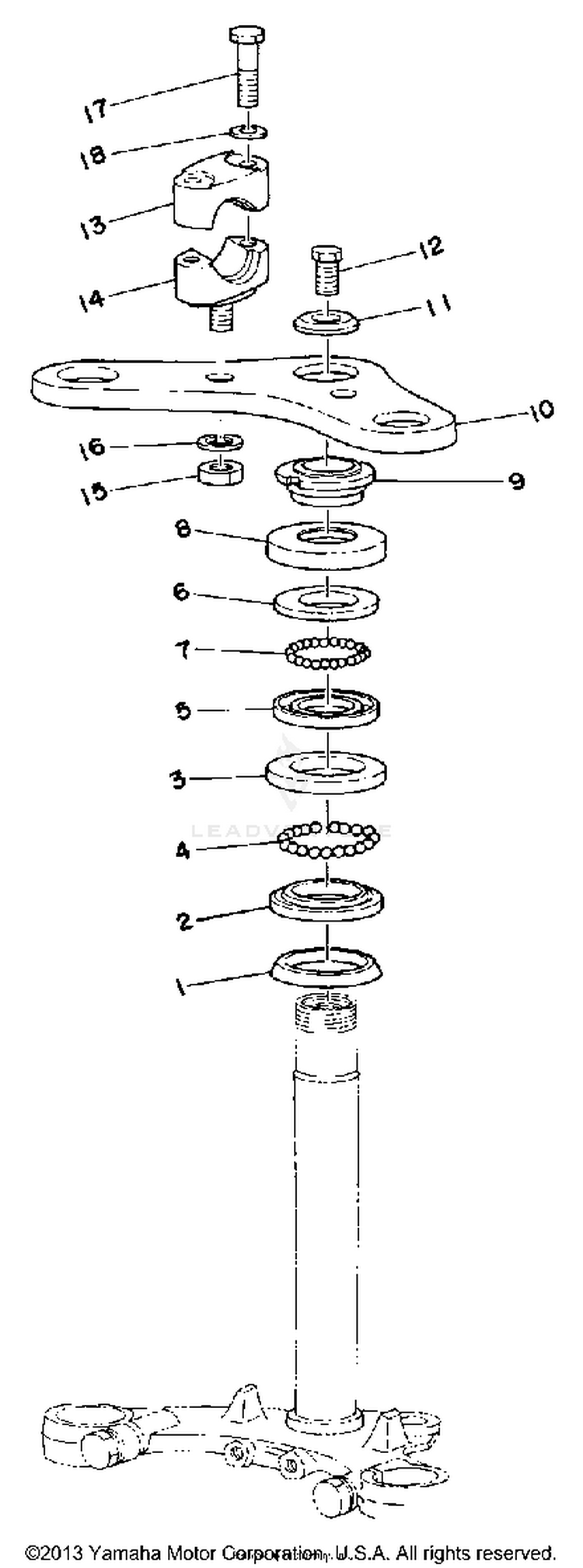 Steering LB80IIHC - 1976 Schematic