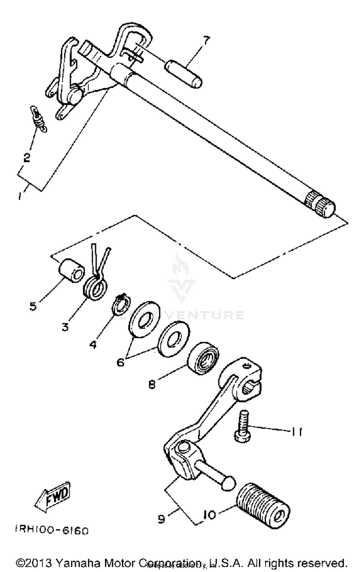 Shift Shaft Schematic