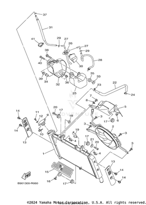 Radiator Hose Schematic